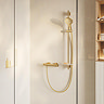 Grohe Rainshower SmartActive 130 Shower Handset with 3 Spray Patterns - Brushed Gold