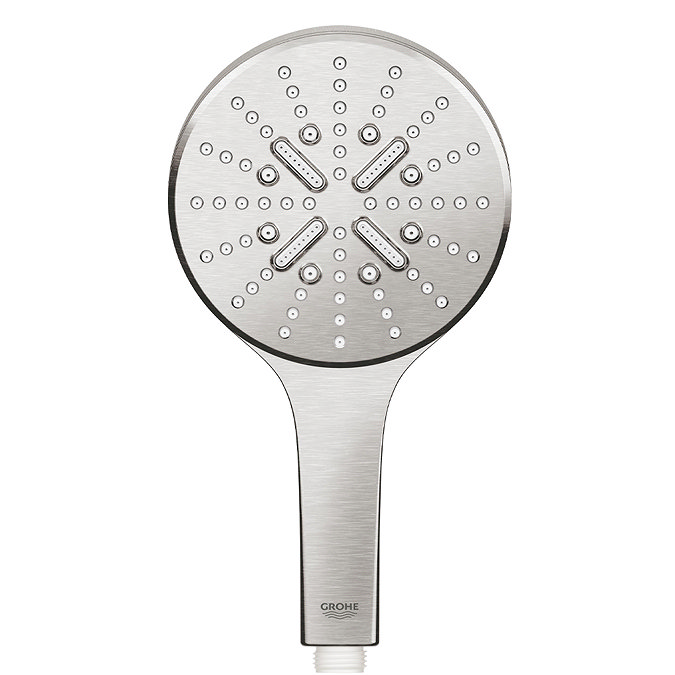 Grohe Rainshower SmartActive 130 Shower Handset with 3 Spray Patterns - Supersteel