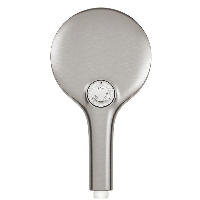Grohe Rainshower SmartActive 130 Shower Handset with 3 Spray Patterns - Supersteel