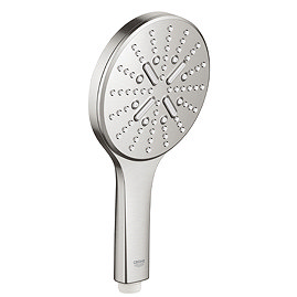 Grohe Rainshower SmartActive 130 Shower Handset with 3 Spray Patterns - Supersteel