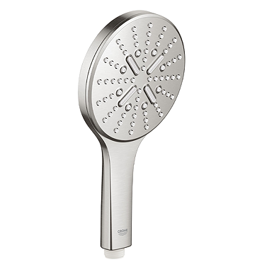 Grohe Rainshower SmartActive 130 Shower Handset with 3 Spray Patterns - Supersteel
