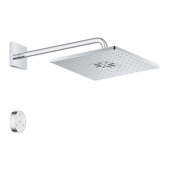 Grohe Rainshower SmartConnect 310 Cube Shower Head & Arm with Wireless Remote - 26642000  additional