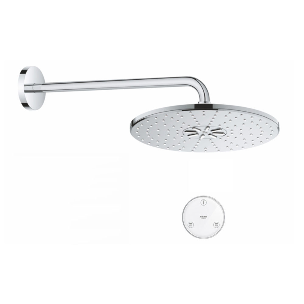 Grohe Rainshower SmartConnect 310 Shower Head & Arm with Wireless Remote - 26640000 Large Image