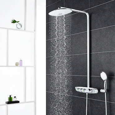 Grohe Rainshower SmartControl 360 DUO Shower System - Moon White - 26250LS0  Feature Large Image