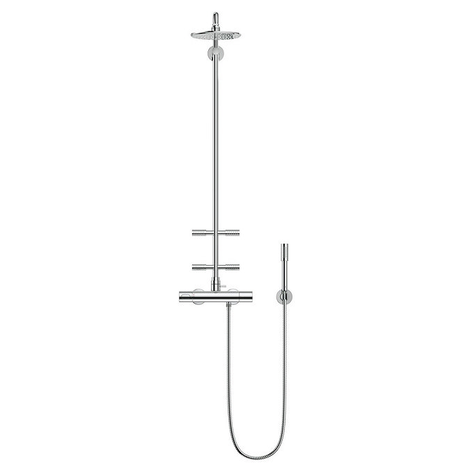 Grohe Rainshower System 210 Thermostatic Shower System with Body Jets - 27374000  Profile Large Imag