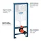 Grohe Rapid SL 1.13m Low Noise Support Frame for Wall Hung WC - 38536001  Standard Large Image