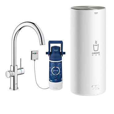 Grohe Red 2.0 Duo Instant Boiling Water Kitchen Tap and L Size Boiler - 30328001  Feature Large Imag