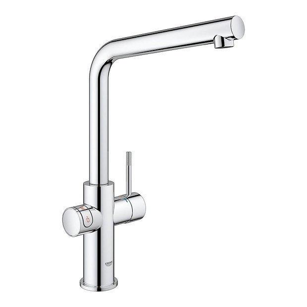 Grohe Red 2.0 Duo Instant Boiling Water Kitchen Tap and L Size Boiler - Chrome - 30340001  In Bathro