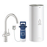 Grohe Red 2.0 Duo Instant Boiling Water Kitchen Tap and L Size Boiler - SuperSteel - 30328DC1 Large 