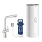 Grohe Red 2.0 Duo Instant Boiling Water Kitchen Tap and L Size Boiler - SuperSteel - 30340DC1 Large