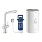 Grohe Red 2.0 Duo Instant Boiling Water Kitchen Tap and M Size Boiler - SuperSteel - 30341DC1 Large 