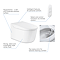 Grohe Sensia Wall Hung Shower Toilet