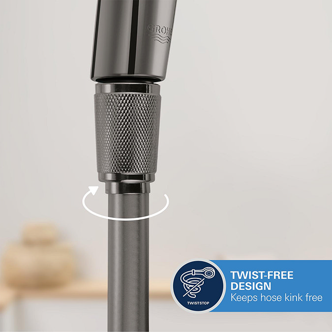 Grohe Silverflex 1250mm Shower Hose - Brushed Anthracite