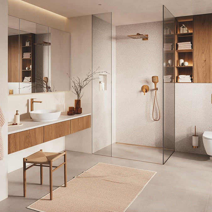 Grohe Silverflex 1250mm Shower Hose - Brushed Bronze