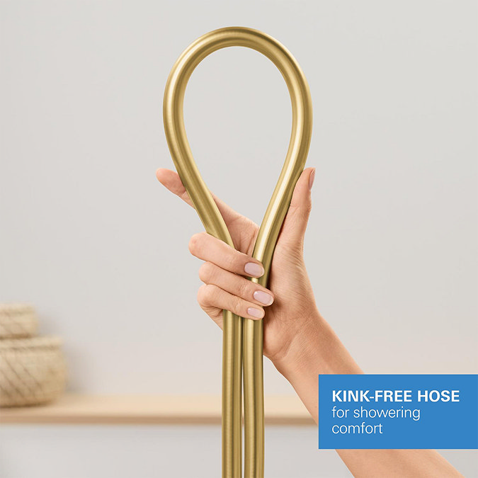 Grohe Silverflex 1750mm Shower Hose - Brushed Gold