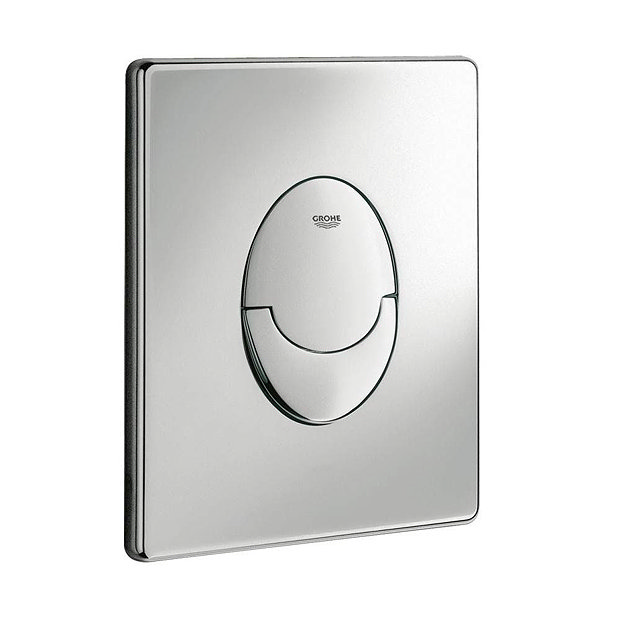 Grohe Skate Air WC Wall Flush Plate - Chrome - 38505000 Large Image