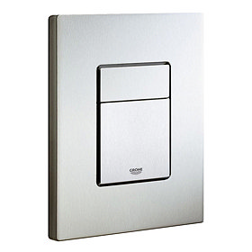 Grohe Skate Cosmopolitan Stainless Steel WC Wall Flush Plate - 38732SD0 Large Image
