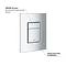 Grohe Skate Cosmopolitan WC Wall Flush Plate - 38732000  additional Large Image