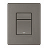 Grohe Skate Cosmopolitan WC Wall Flush Plate - Brushed Anthracite