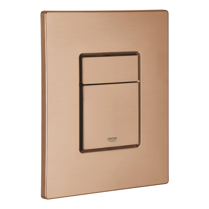 Grohe Skate Cosmopolitan WC Wall Flush Plate - Brushed Bronze