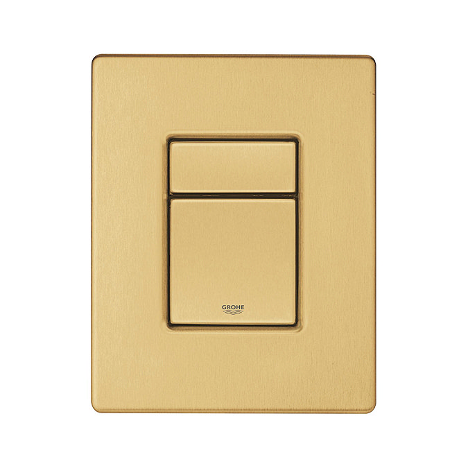 Grohe Skate Cosmopolitan WC Wall Flush Plate - Brushed Gold