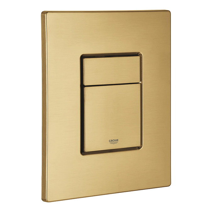 Grohe Skate Cosmopolitan WC Wall Flush Plate - Brushed Gold
