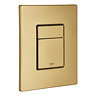 Grohe Skate Cosmopolitan WC Wall Flush Plate - Brushed Gold