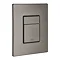 Grohe Skate Cosmopolitan WC Wall Flush Plate - Brushed Hard Graphite - 38732AL0 Large Image