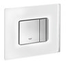 Grohe Skate Cosmopolitan WC Wall Flush Plate - Chrome/daVinci Satin - 38845MF0  Profile Large Image