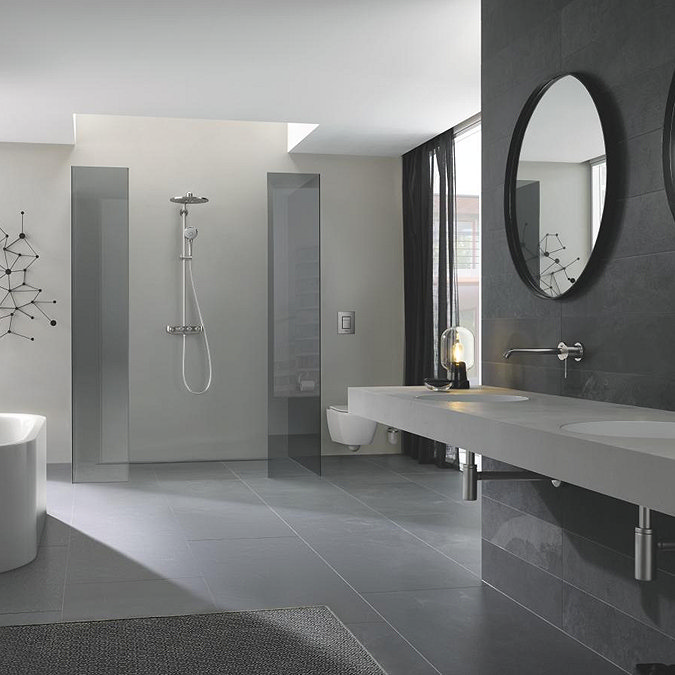 Grohe Skate Cosmopolitan WC Wall Flush Plate - Brushed Anthracite