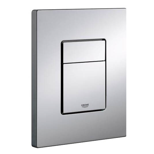 Grohe Skate Cosmopolitan WC Wall Flush Plate - Titanium - 38732BR0 Large Image
