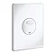 Grohe Skate Flush Plate - Alpine White - 38862SH0 Large Image