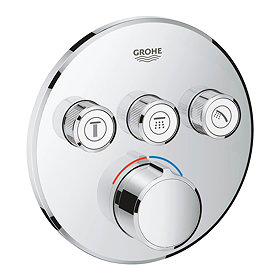 Grohe SmartControl Round 3 Outlet Concealed Mixer Trim - 29146000 Large Image