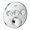 Grohe SmartControl Round 3 Outlet Concealed Mixer Trim - 29146000 Large Image