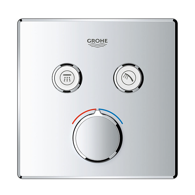Grohe SmartControl Square 2 Outlet Concealed Mixer Trim - 29148000  Feature Large Image