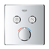 Grohe SmartControl Square 2 Outlet Concealed Mixer Trim - 29148000  Feature Large Image