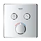 Grohe SmartControl Square 2 Outlet Concealed Mixer Trim - 29148000  Feature Large Image