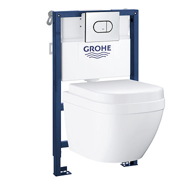 Grohe Solido 0.82m Frame / Euro Compact Rimless Complete WC 5 in 1 Pack  Profile Large Image