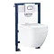 Grohe Solido 0.82m Frame / Euro Compact Rimless Complete WC 5 in 1 Pack Large Image