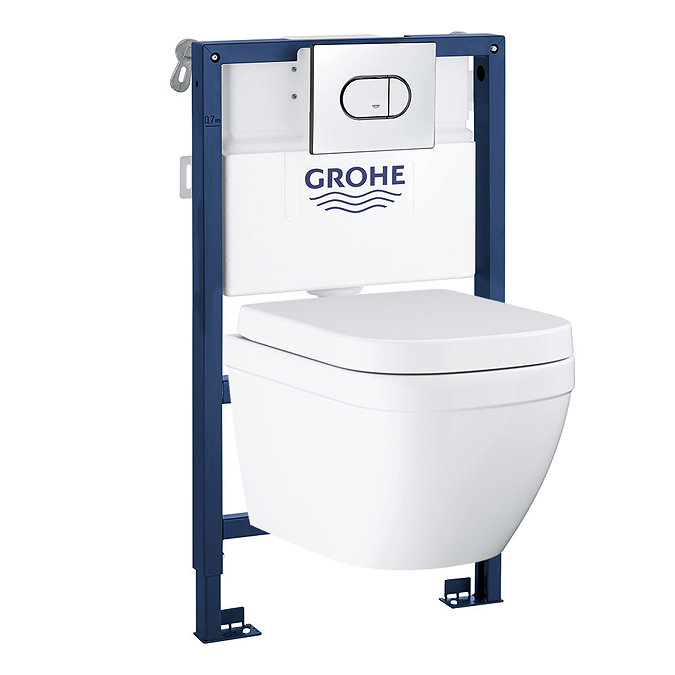 Grohe Solido 0.82m Frame / Euro Rimless Complete WC 5 in 1 Pack