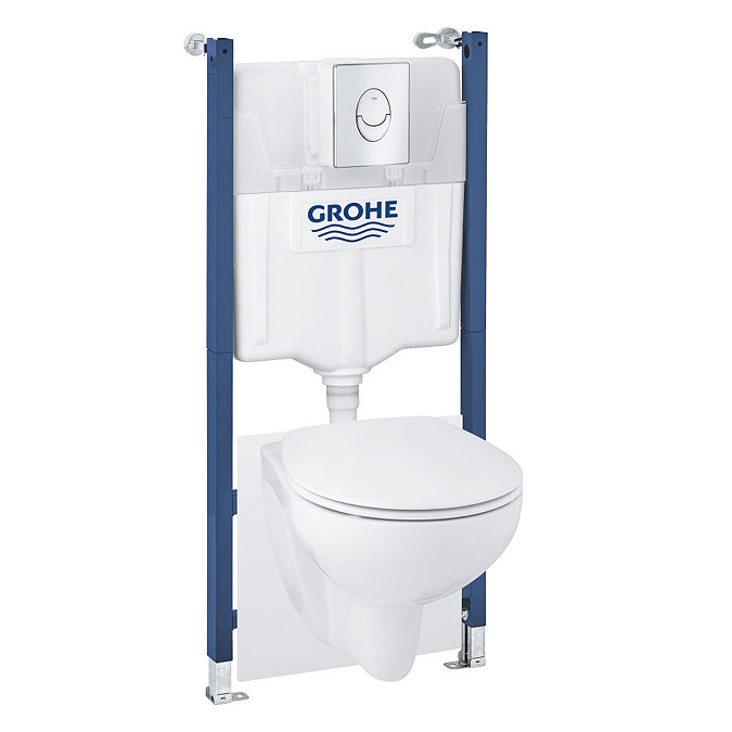 Grohe Solido Bau Ceramic Rimless 5-in-1 Pack - 39888000  Newest Large Image