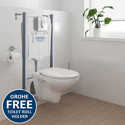 Grohe Solido Bau Ceramic Rimless 5-in-1 Pack