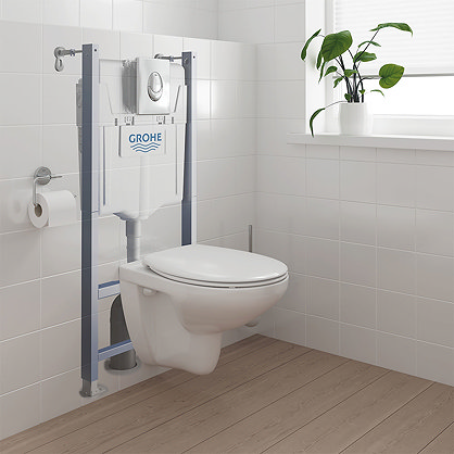 Grohe Solido Bau Ceramic Rimless 5-in-1 Pack - 39888000 Large Image