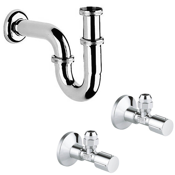 Grohe Solido Bau/Skate COMPLETE Wall Hung Bathroom Suite  In Bathroom Large Image