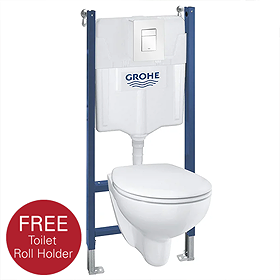 Grohe Solido Bau / Skate Cosmo Complete WC 5 in 1 Pack