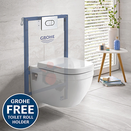 Grohe Solido Euro / Arena Cosmo Complete WC 4-in-1 Pack