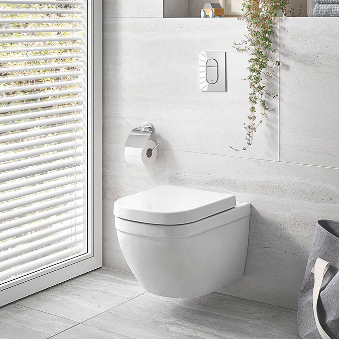 Grohe Solido Euro/Arena Wall Hung Bathroom Suite Standard Large Image
