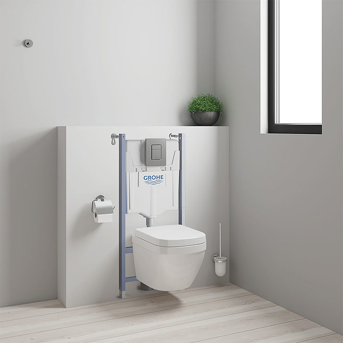 Grohe Solido Euro Ceramic Compact Rimless 5-in-1 Pack - 39890000 Feature Large Image