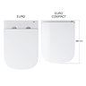 Grohe Solido Euro Ceramic Compact Rimless 5-in-1 Pack - 39890000  In Bathroom Large Image