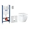 Grohe Solido Euro Ceramic Compact Rimless 5-in-1 Pack - 39890000 additional Large Image